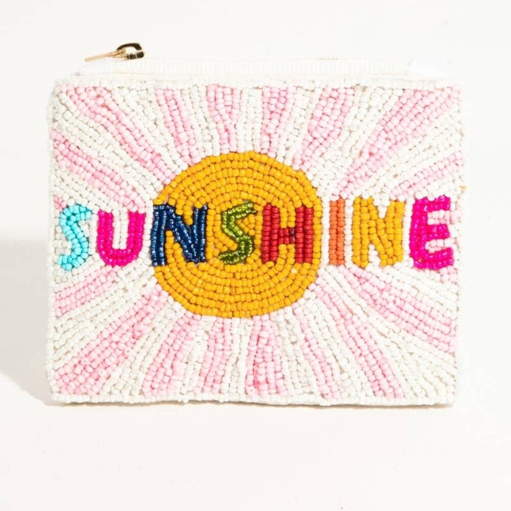 Beaded Sunshine Coin Purse - NWT